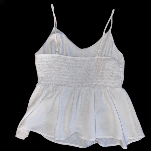 Monteau - Spaghetti Strap Ruffle Tank Top - Picture 3 of 4